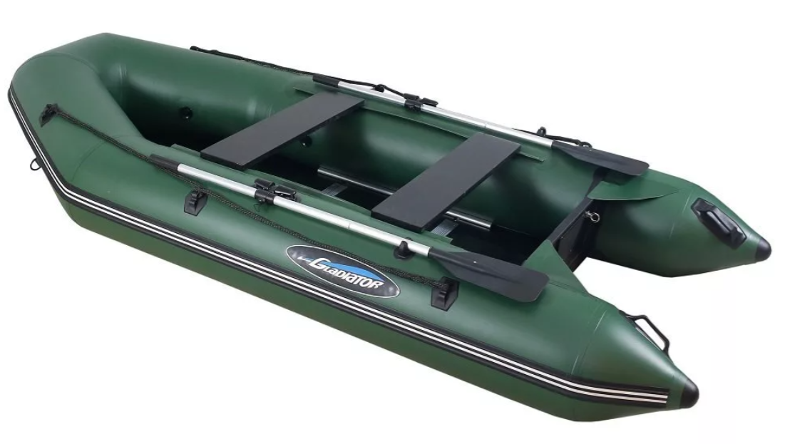 МОТОРНО-ГРЕБНАЯ ЛОДКА ПВХ GLADIATOR А 340 ТК С ФАНЕРНЫМ ПОЛОМ в Северодвинске