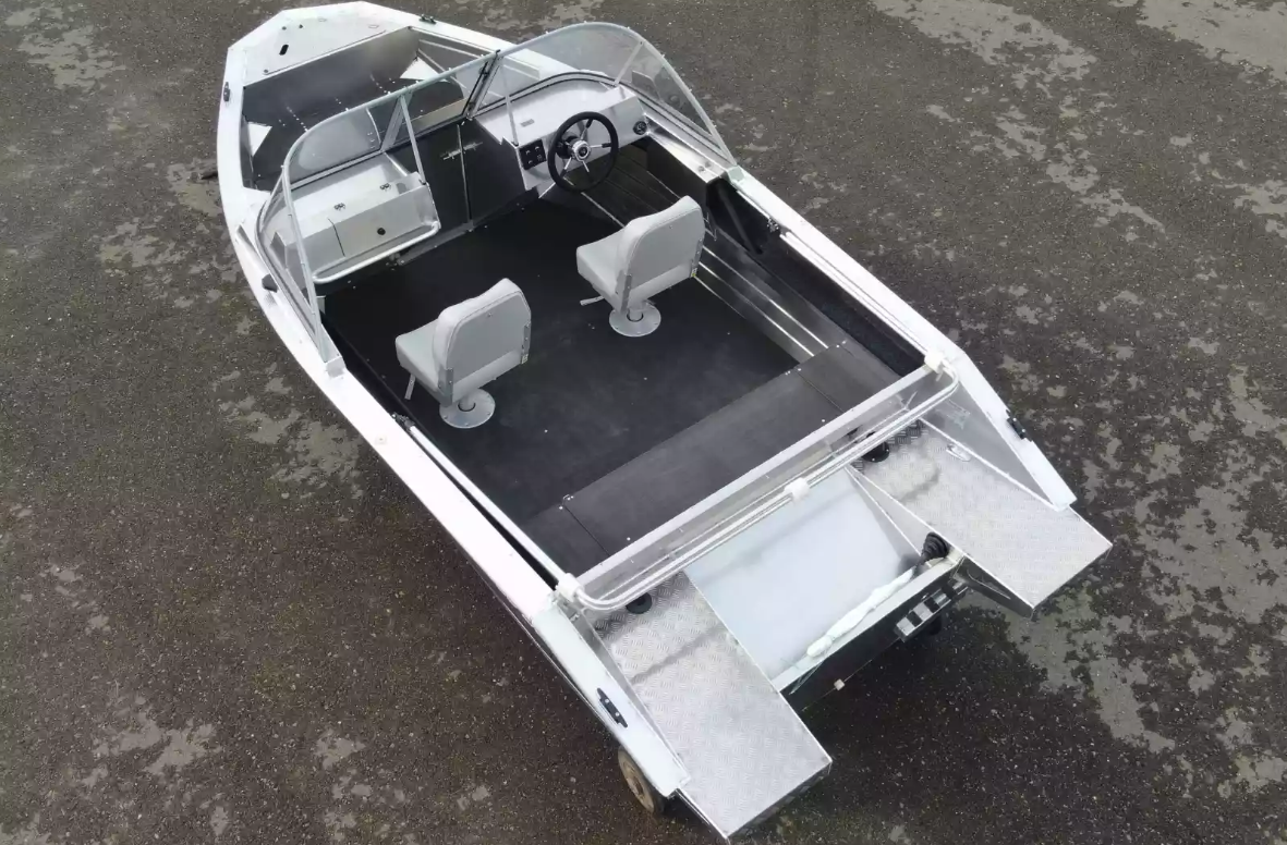 Алюминиевый катер Неман-450 DC NEW без покраски в Северодвинске