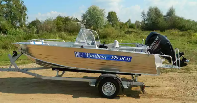 Алюминиевый катер Wyatboat-490 DCM в Северодвинске
