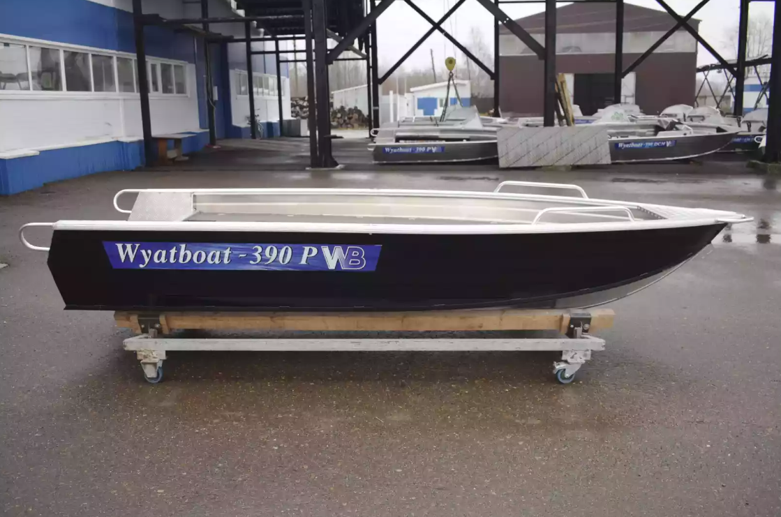 Алюминиевая лодка Wyatboat-390РМ в Северодвинске