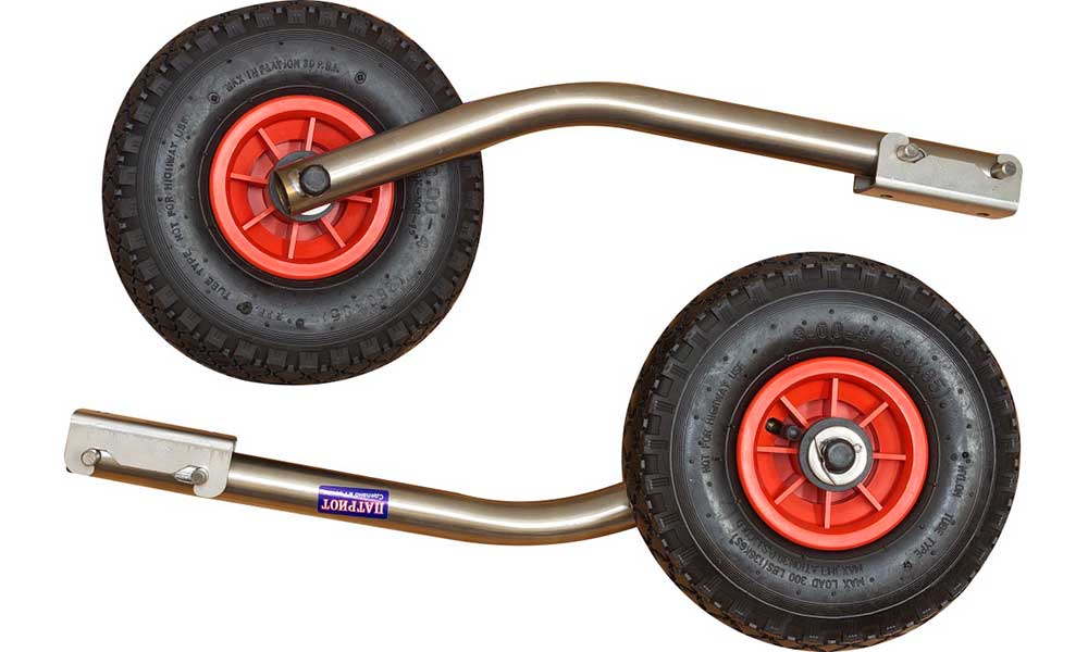 Транцевые колеса модульные удлиненные из нержавеющей стали в Северодвинске