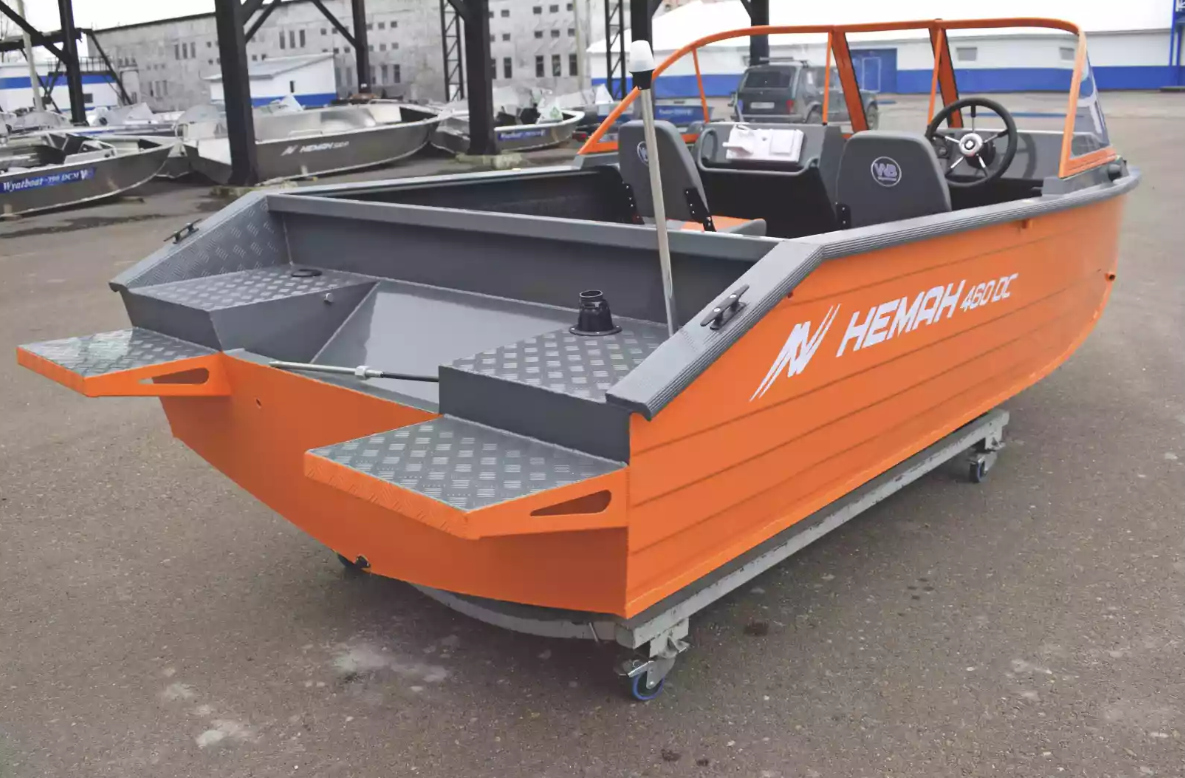 Алюминиевый катер Неман-480 DCM FISH в Северодвинске