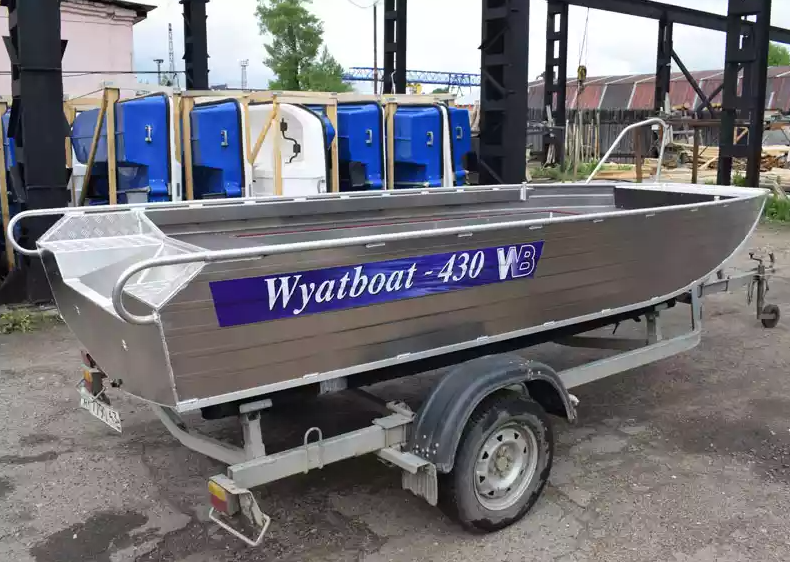 Алюминиевая лодка  Wyatboat-430 Master в Северодвинске