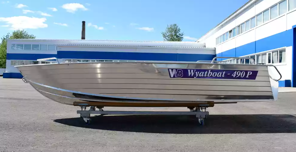 Алюминиевая лодка Wyatboat-490 P в Северодвинске