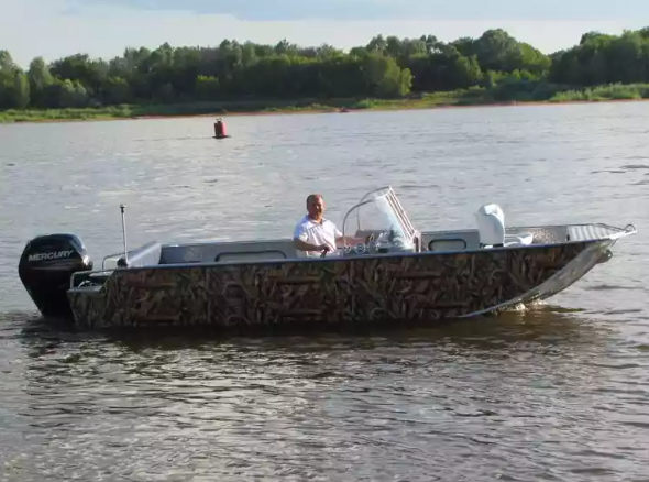 Алюминиевый катер Wyatboat-660 в Северодвинске