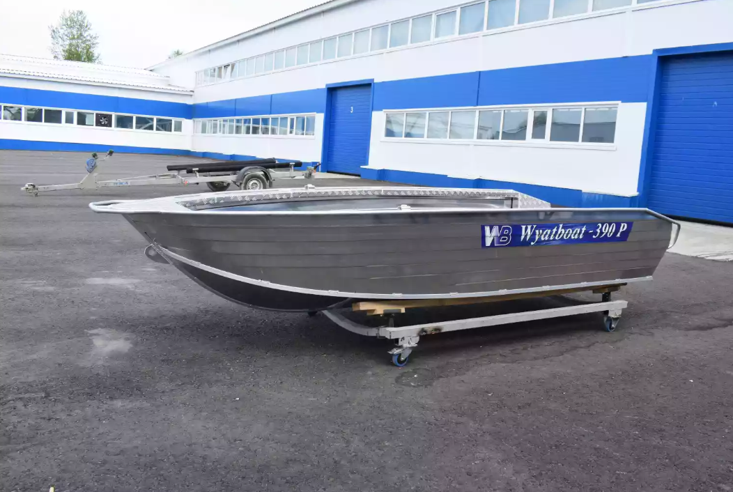 Алюминиевая лодка Wyatboat-390Р Увеличенный борт в Северодвинске