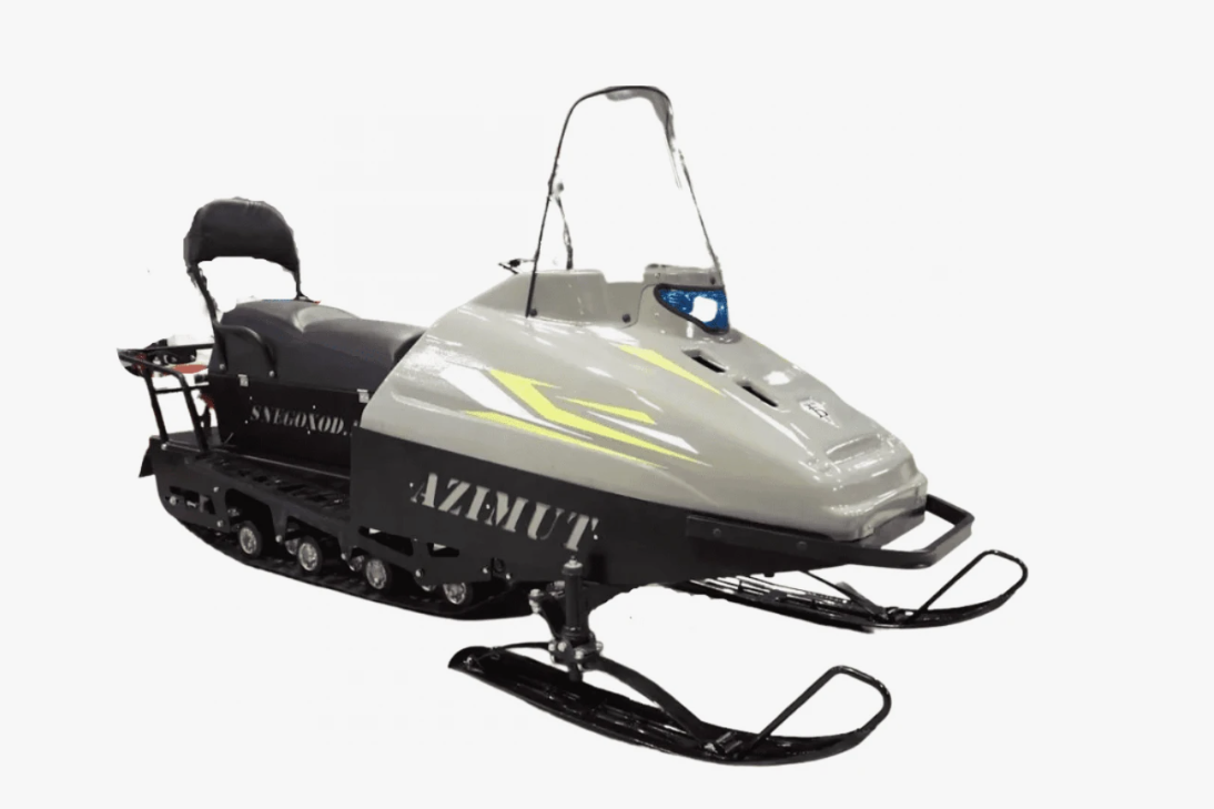 Миниснегоход Бурлак Азимут 20 л.с. , эл.запуск, реверс, тормоз гидравл, капот серый в Северодвинске