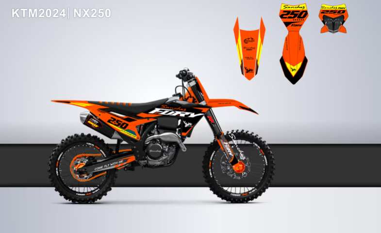 Кроссовый мотоцикл Sanchez Fury NX250 в Северодвинске