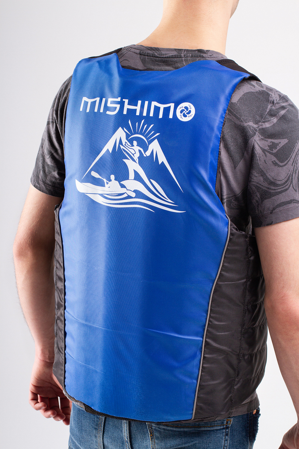 Жилет спасательный MISHIMO PRO Премиум качества Черно-синий в Северодвинске