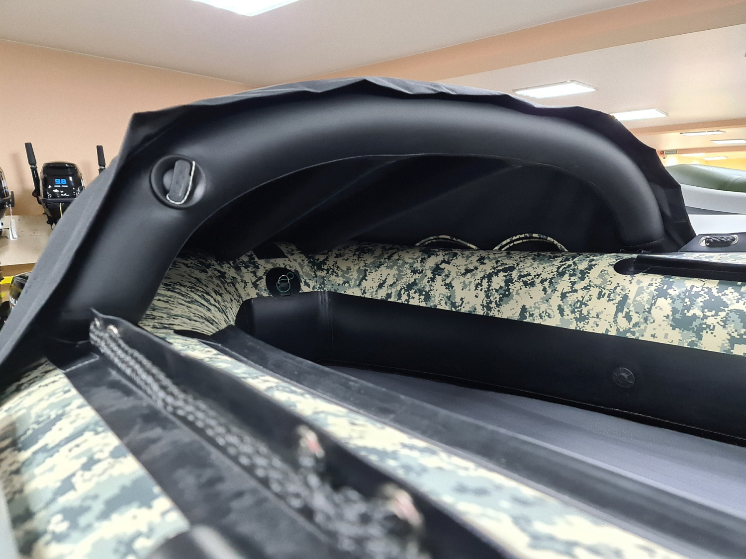 КОМПЛЕКТ НОСОВОГО ТЕНТА К ЛОДКЕ SMARINE AIR MAX 380 ЧЕРНЫЙ в Северодвинске