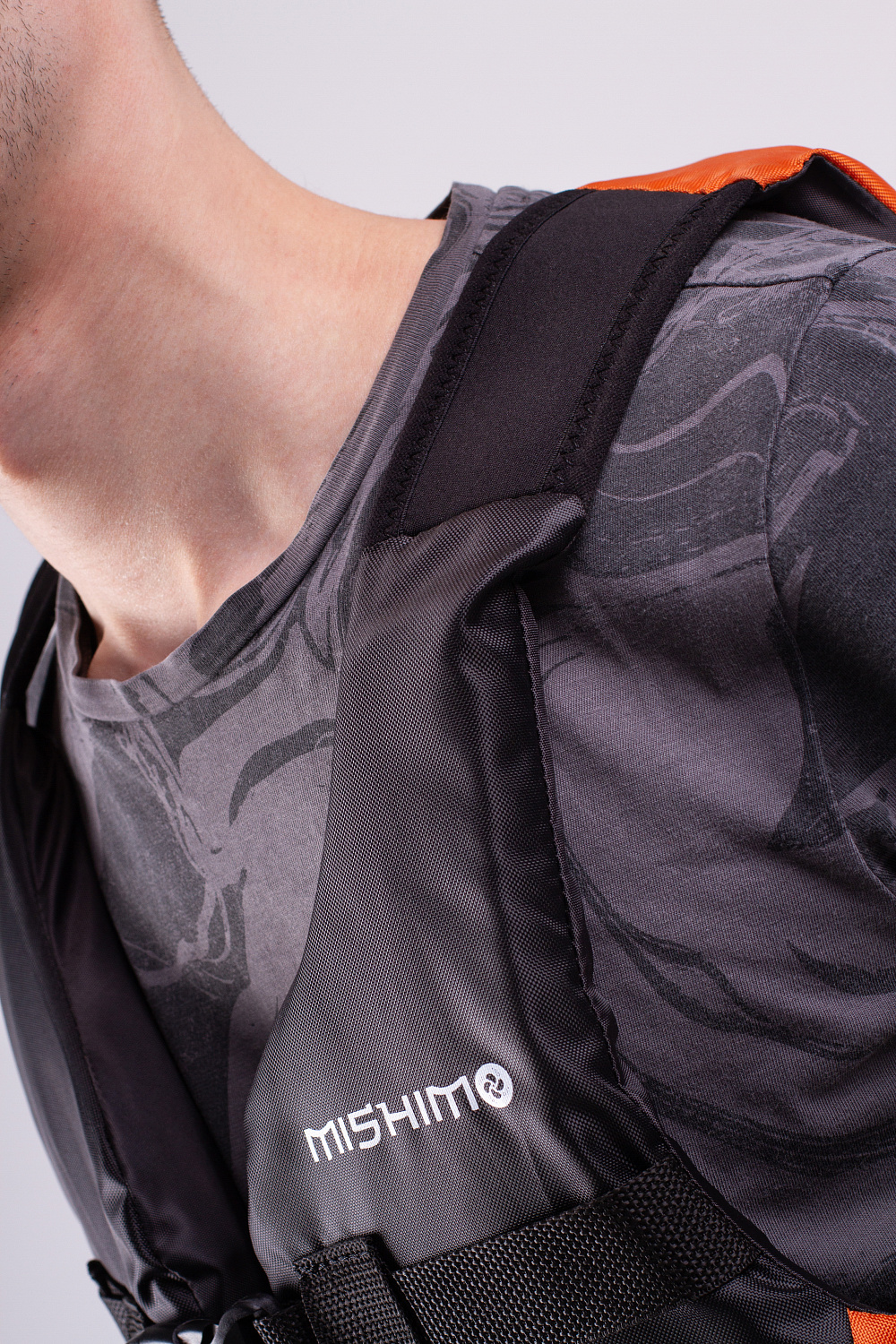 Жилет спасательный MISHIMO PRO Премиум качества Черно-оранжевый в Северодвинске