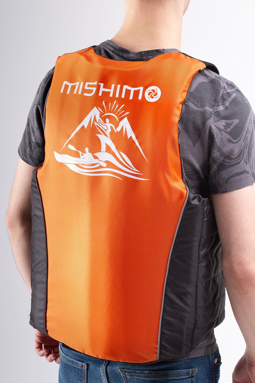 Жилет спасательный MISHIMO PRO Премиум качества Черно-оранжевый в Северодвинске