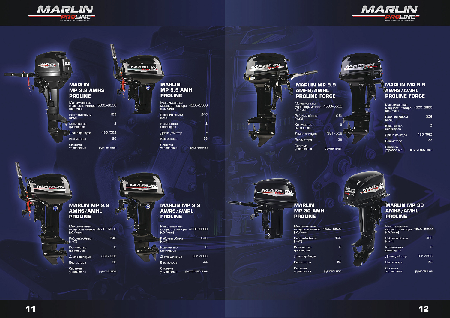 Лодочный мотор MARLIN PROLINE MP 30 AMHS в Северодвинске